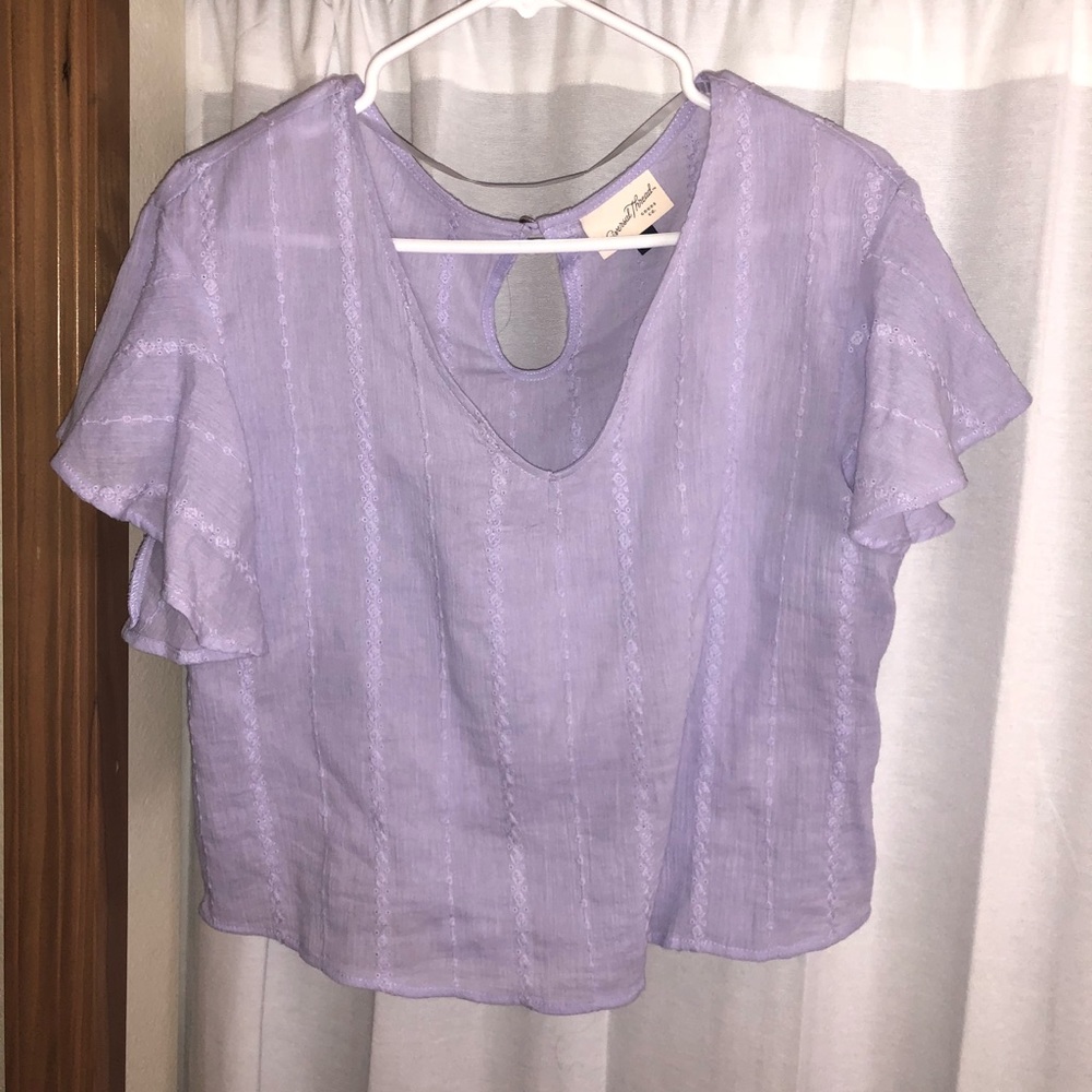 Lavender blouse